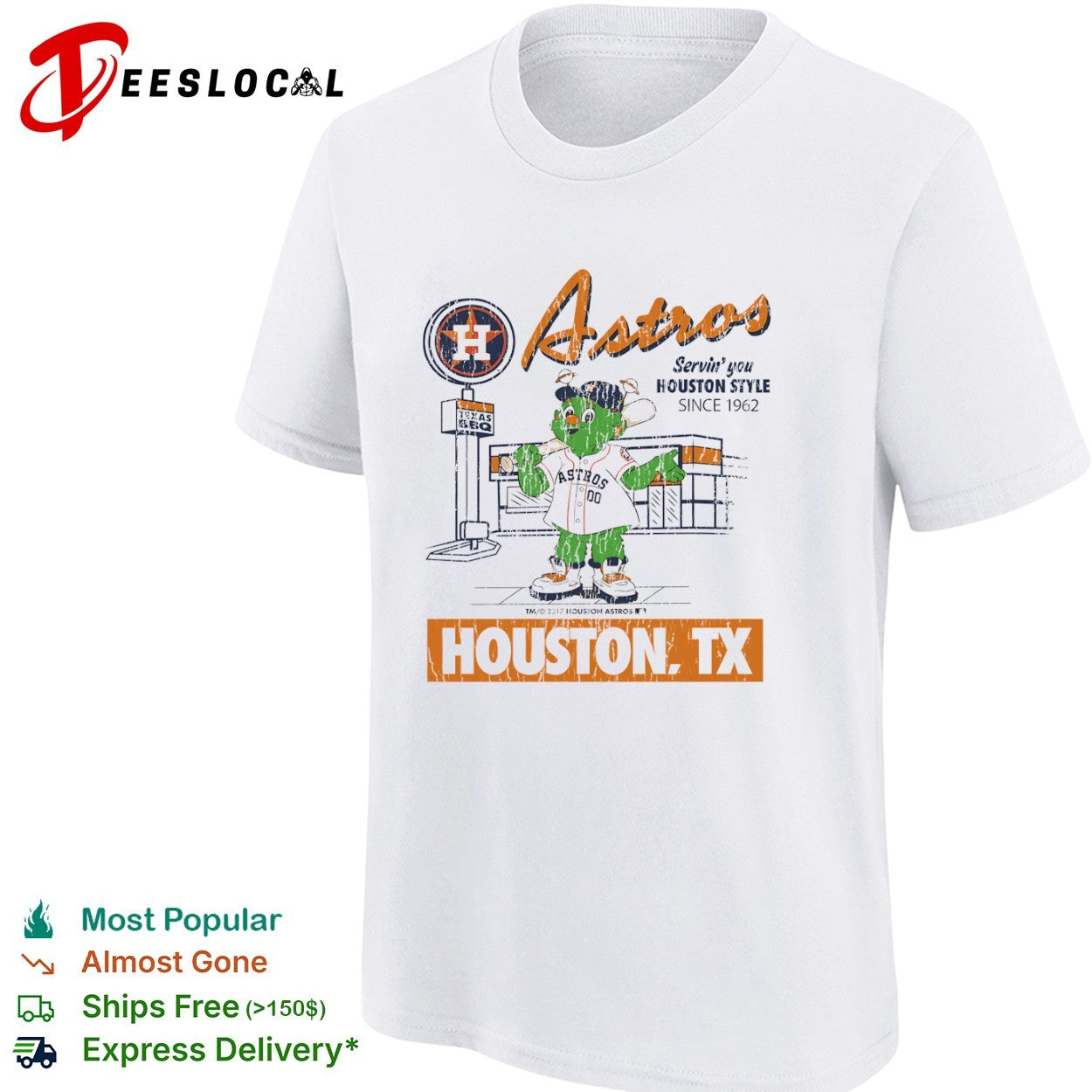 Orbit Houston Astros Servin you Houston Style since 1962 Houston TX shirt