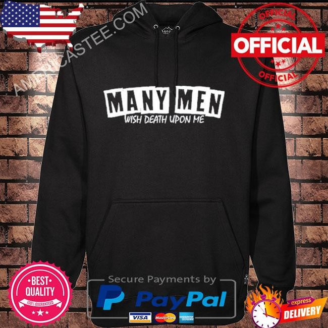 Original 50cent many men wish death upon me shirt