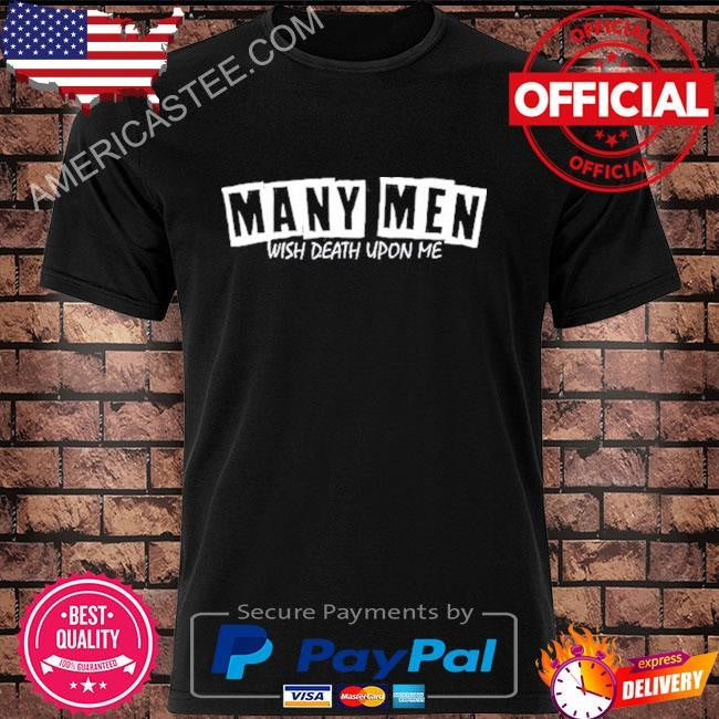 Original 50cent many men wish death upon me shirt