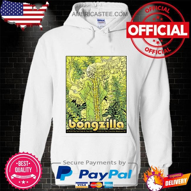 Original Bongzilla april 19 2024 the turf club st paul mn poster shirt