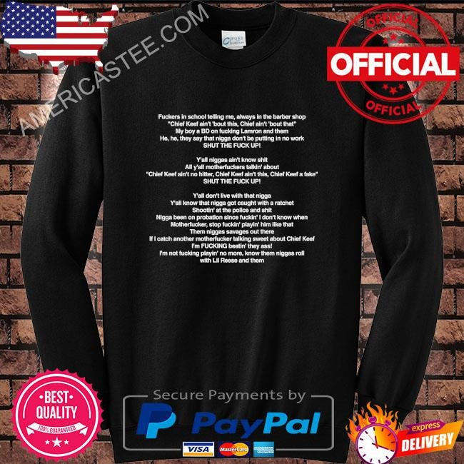 Original Chief keef love sosa intro shirt