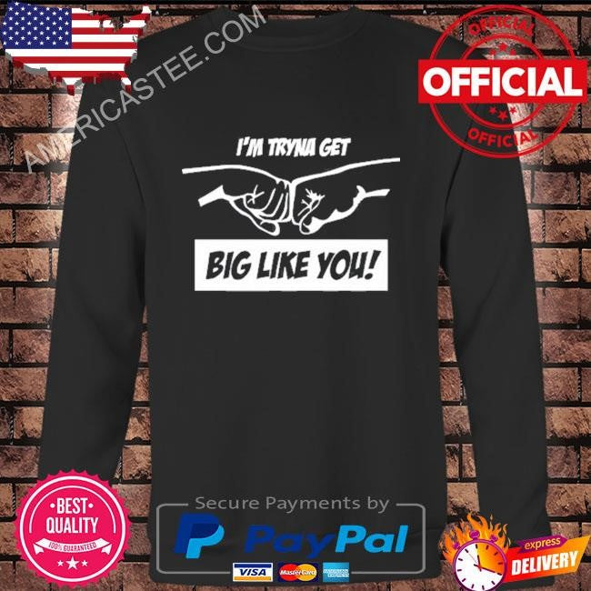 Original Dr. Mike Israetel Wearing I’m Tryna Get Big Like You Tee Shirt