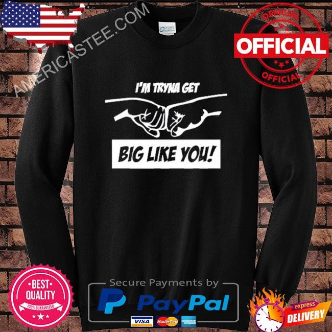 Original Dr. Mike Israetel Wearing I’m Tryna Get Big Like You Tee Shirt