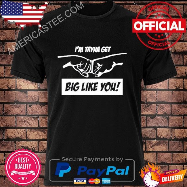 Original Dr. Mike Israetel Wearing I’m Tryna Get Big Like You Tee Shirt