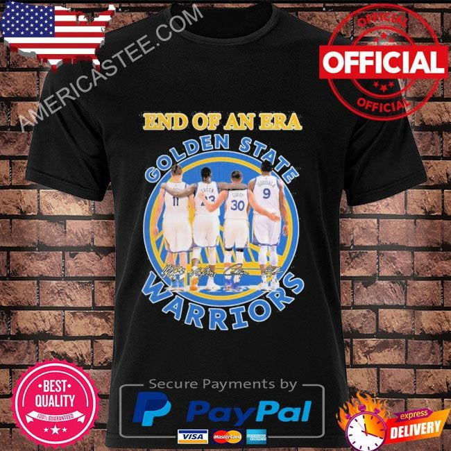 Original End of an era golden state warriors shirt