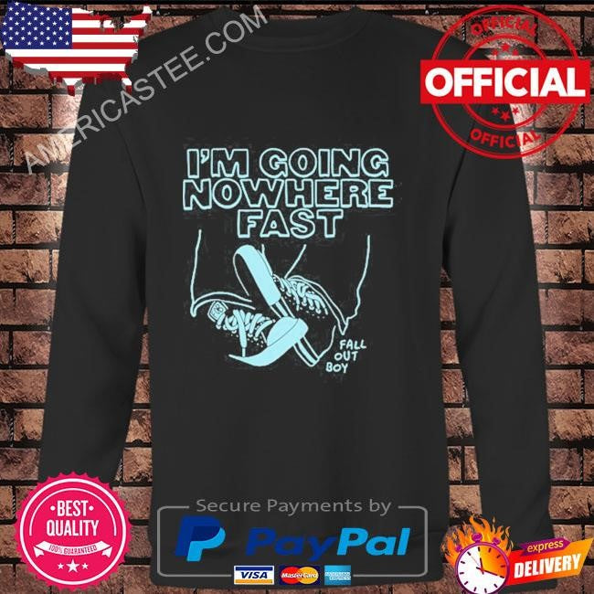 Original Fall out boy going nowhere fast boyfriend fit girls shirt