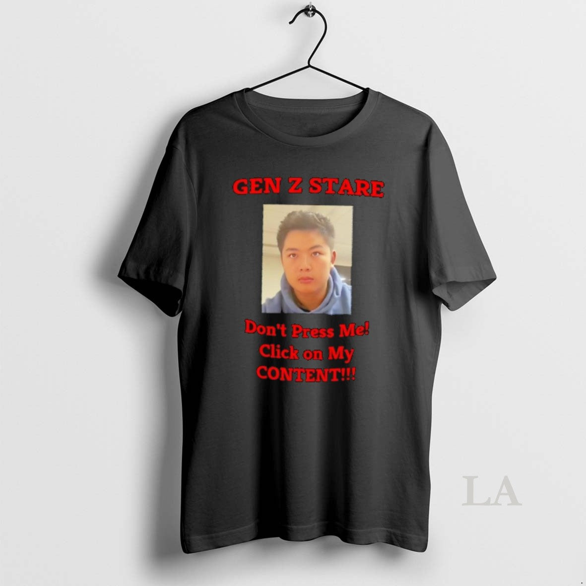 Original Gen Z Stare Dont Press Me Click My Content T-Shirts, Hoodie, Sweatshirt