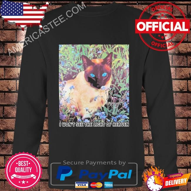 Original I won’t see the light of heaven shirt