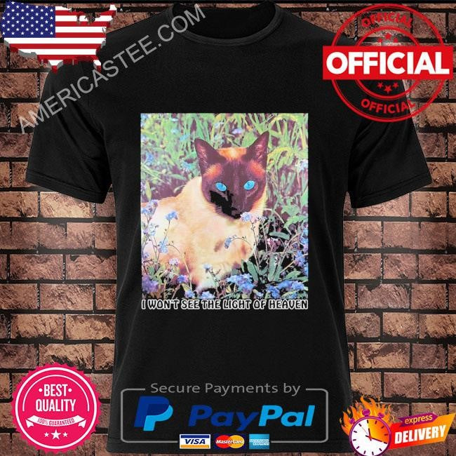 Original I won’t see the light of heaven shirt