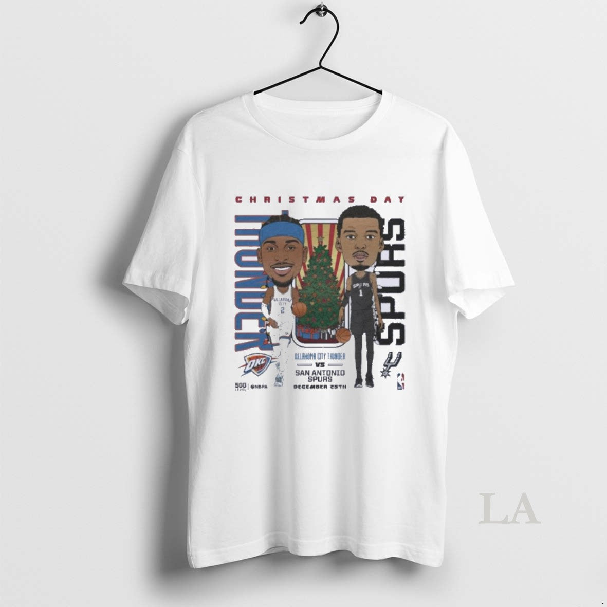 Original Shai Gilgeous Alexander Vs Victor Wembanyama 2025 Nba Day Match Up T-Shirts, Hoodie, Sweatshirt