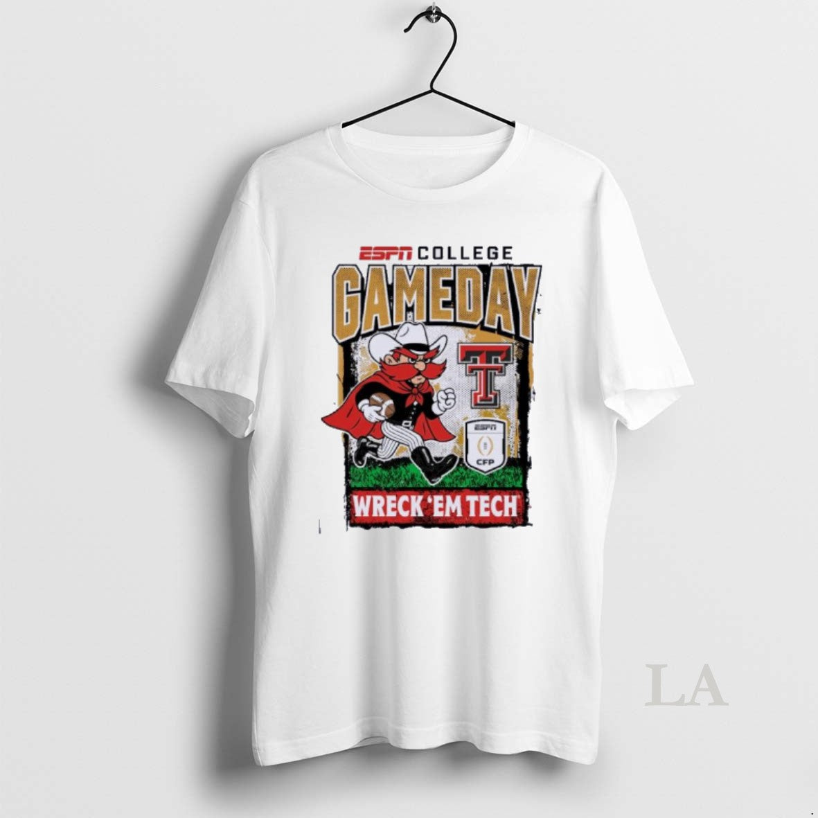 Original Texas Tech Cfp Gameday 1st Round Mascot Wreck Em Tech T-Shirts, Hoodie, Sweatshirt