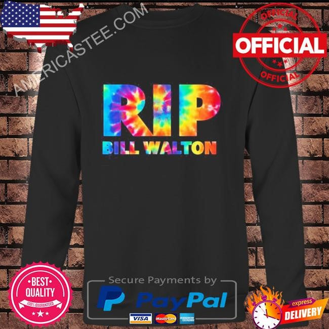 Original Tie Dye Rip Bill Walton T Shirt – Bill Walton Tee Shirt