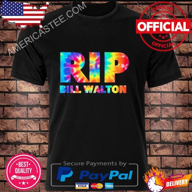 Original Tie Dye Rip Bill Walton T Shirt – Bill Walton Tee Shirt