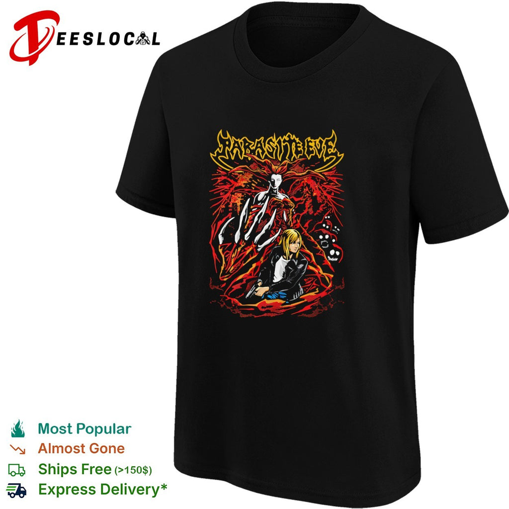 Parasite Eve Aya Brea and Eve Horror Video Game Shirt