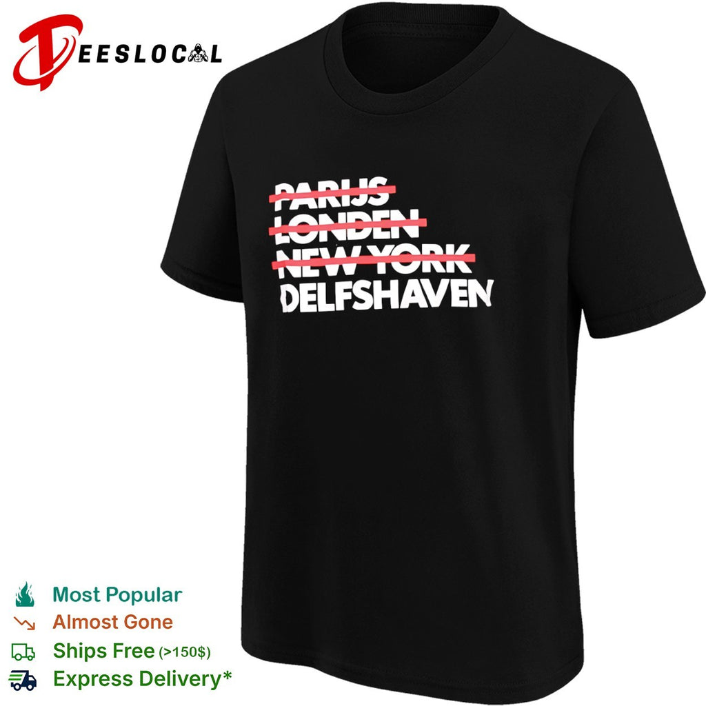 Parijs Londen New York Delfshaven Shirt