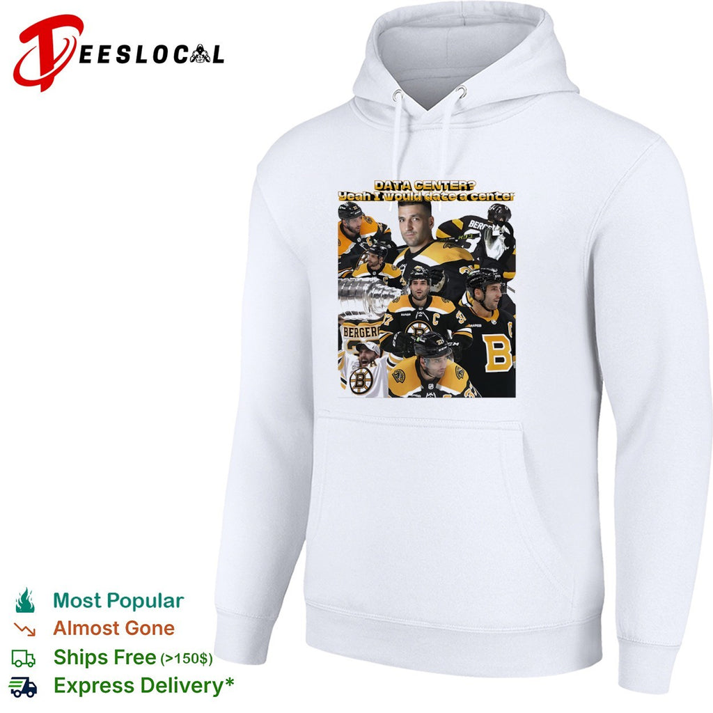 Patrice Bergeron Boston Bruins NHL Data Center Yeah I would date a center shirt