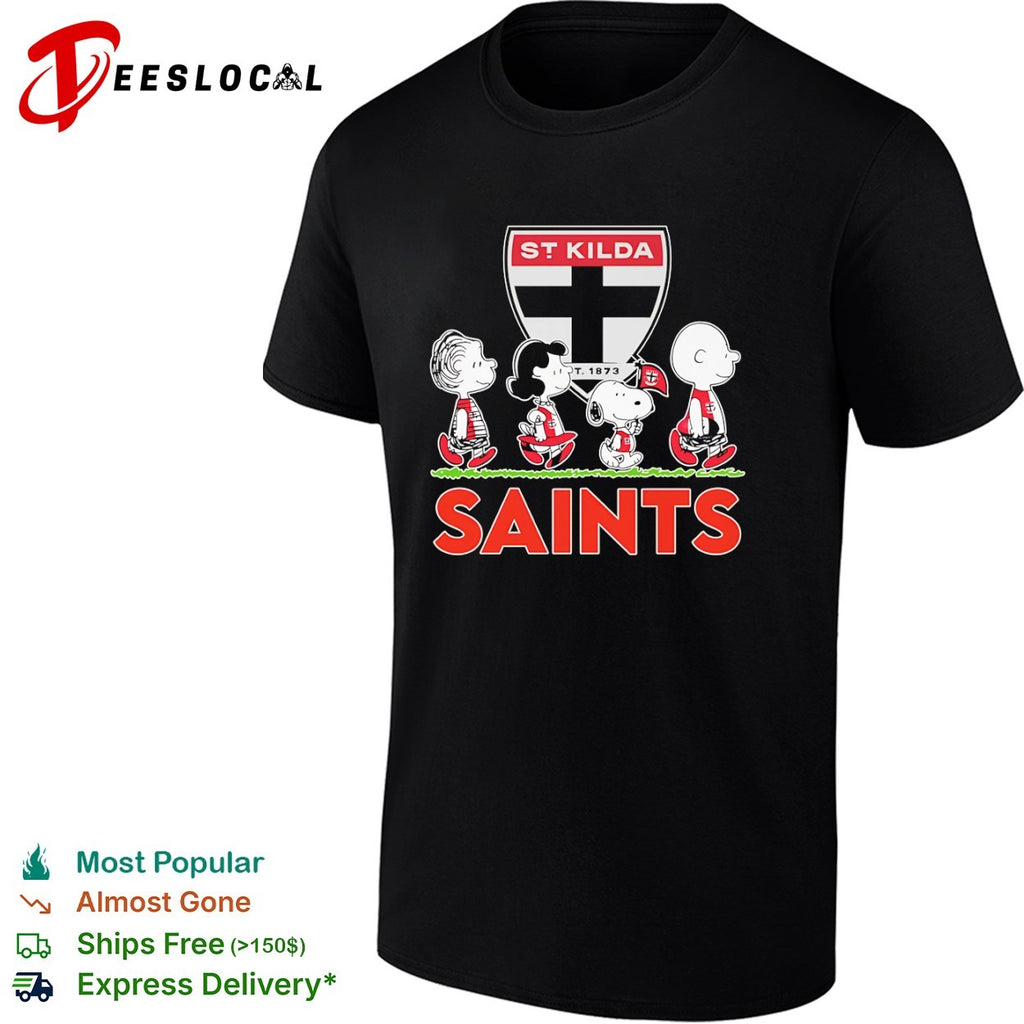 Peanuts St Kilda Saints Afl Logo And Characters shirt