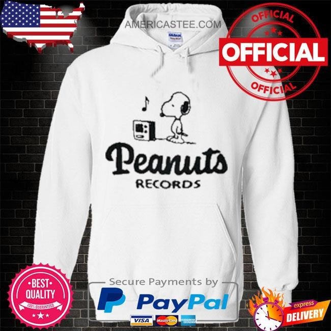 Peanuts records shirt