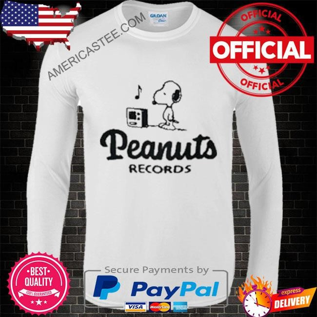 Peanuts records shirt