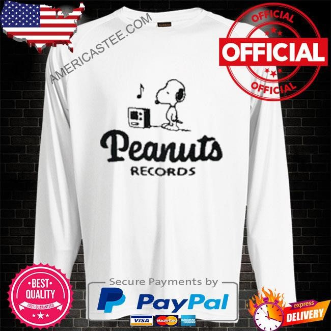 Peanuts records shirt