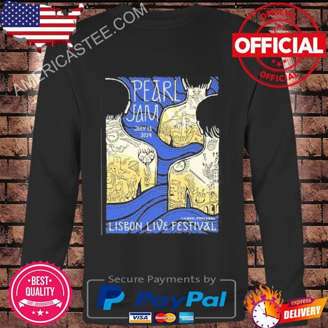 Pearl Jam Lisbon Live Festival In Lisbon Portugal On July 13 2024 shirt