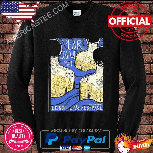 Pearl Jam Lisbon Live Festival In Lisbon Portugal On July 13 2024 shirt