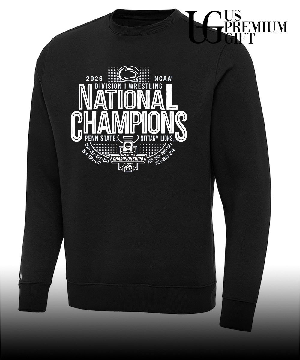 Penn State Nittany Lions 2026 NCAA Wrestling National Champions 14-Time Champions shirt
