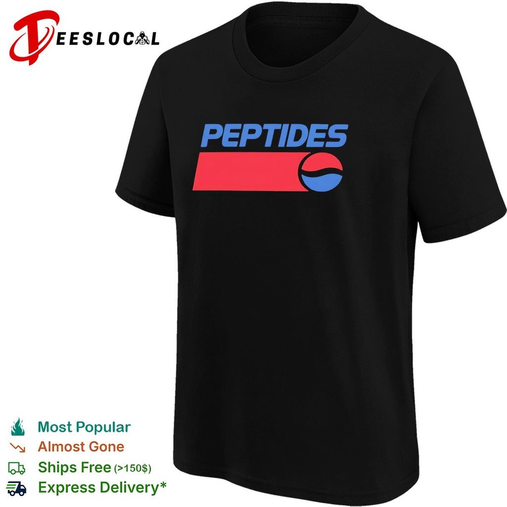 Peptides Pepsi Parody Logo shirt