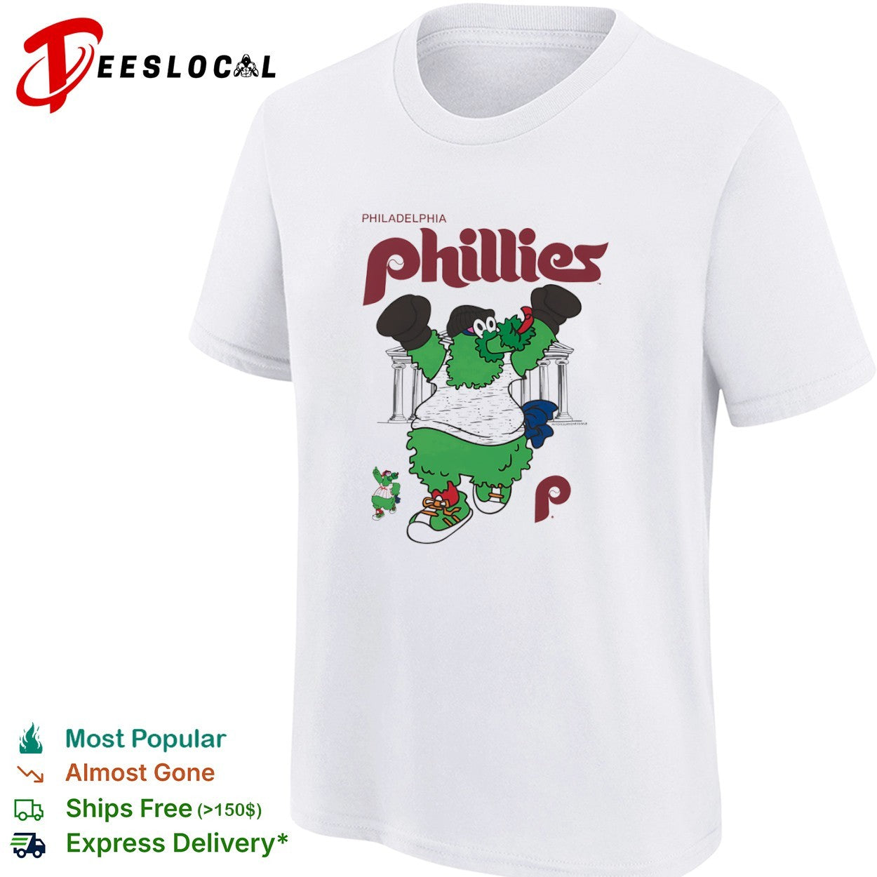 Philadelphia Phillies The Phillie Phanatic Rocky Balboa Philadelphia Museum shirt