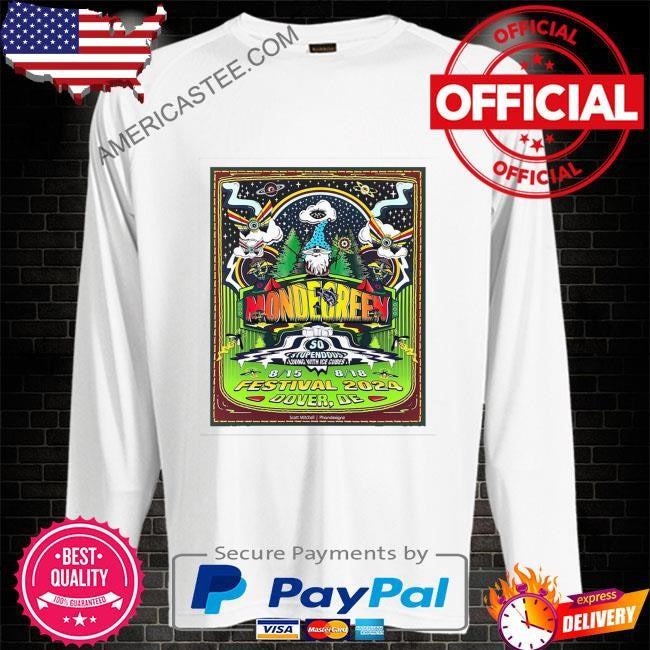 Phish mondegreen aug 15-18 2024 the woodlands in dover de poster shirt