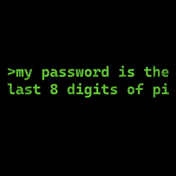 Pi Is The Password