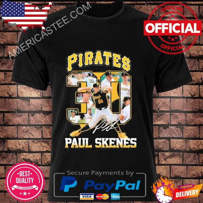 Pirates paul skenes signature shirt