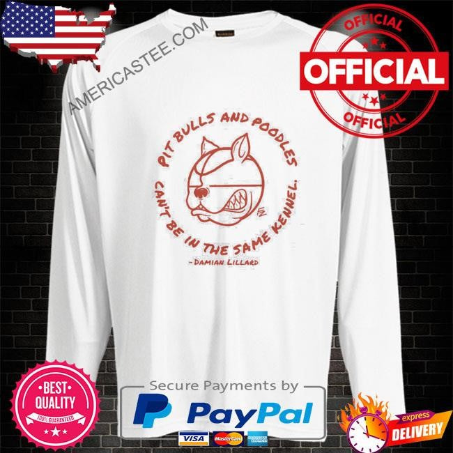 Pit bulls and poodles damian lillard shirt