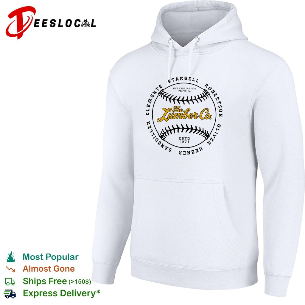 Pittsburgh Lumber Co 1971 baseball Clemente Stargell Robertson Oliver Hebner Sanguillen shirt