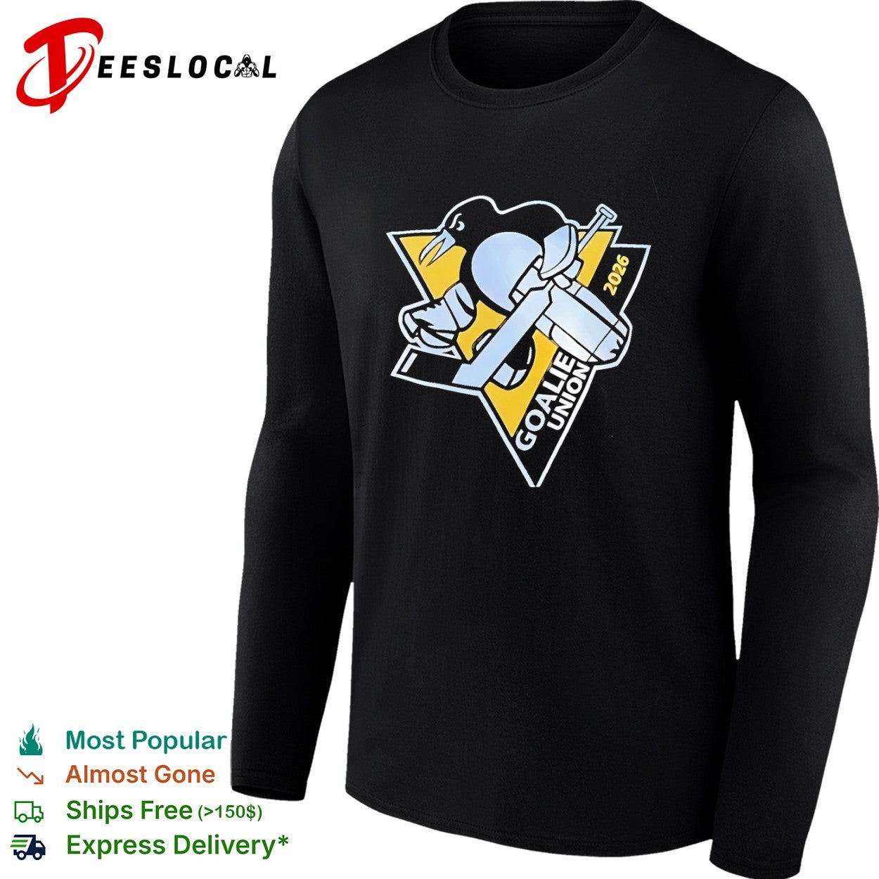Pittsburgh Penguins Goalie Union 2026 Ice Hockey shirt