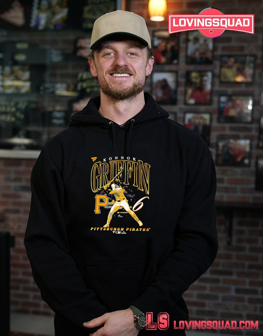 Pittsburgh Pirates Konnor Griffin Stance Name & Number Graphic shirt