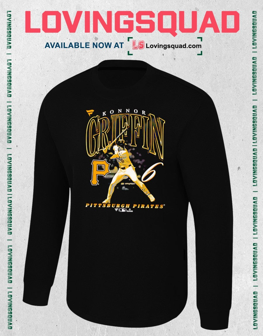 Pittsburgh Pirates Konnor Griffin Stance Name & Number Graphic shirt