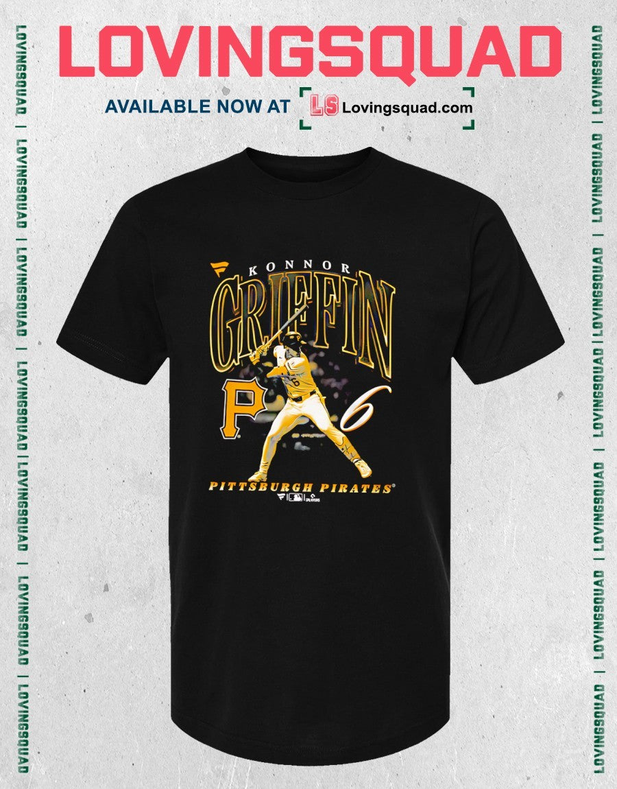 Pittsburgh Pirates Konnor Griffin Stance Name & Number Graphic shirt