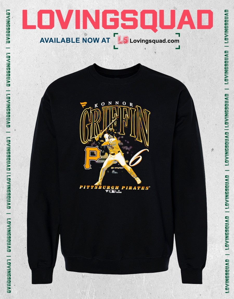 Pittsburgh Pirates Konnor Griffin Stance Name & Number Graphic shirt