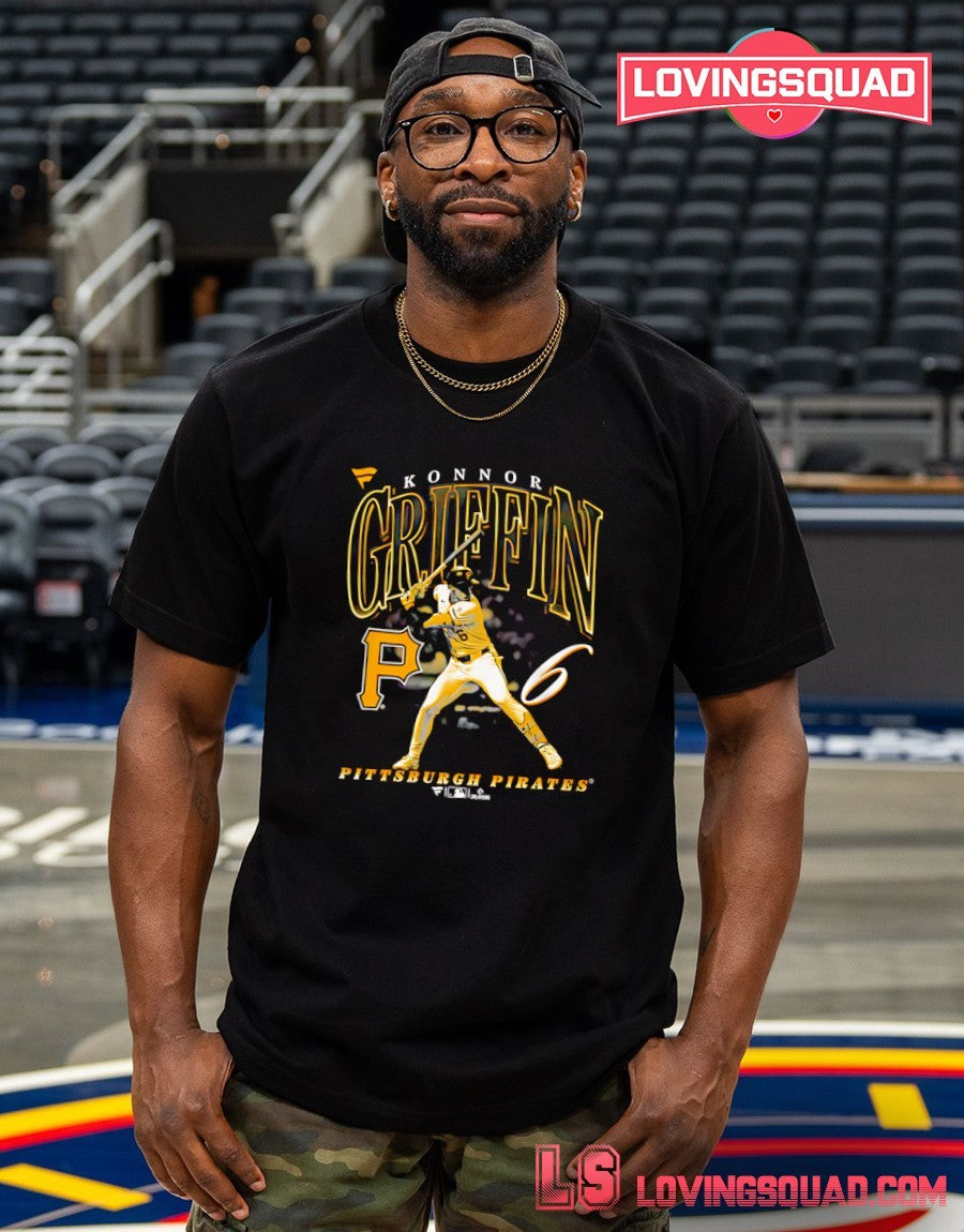 Pittsburgh Pirates Konnor Griffin Stance Name & Number Graphic shirt