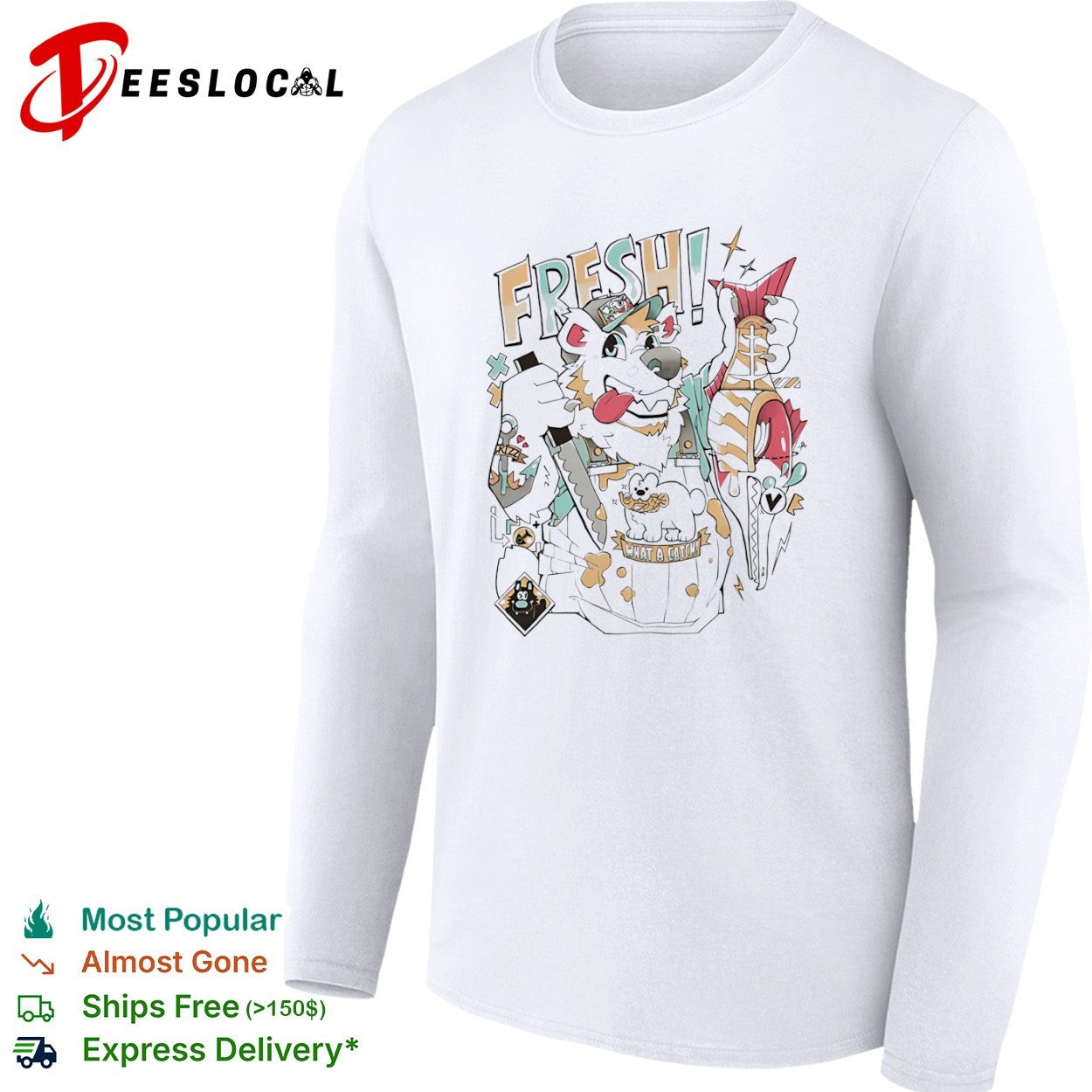 Polar bear fresh what a catch shirt