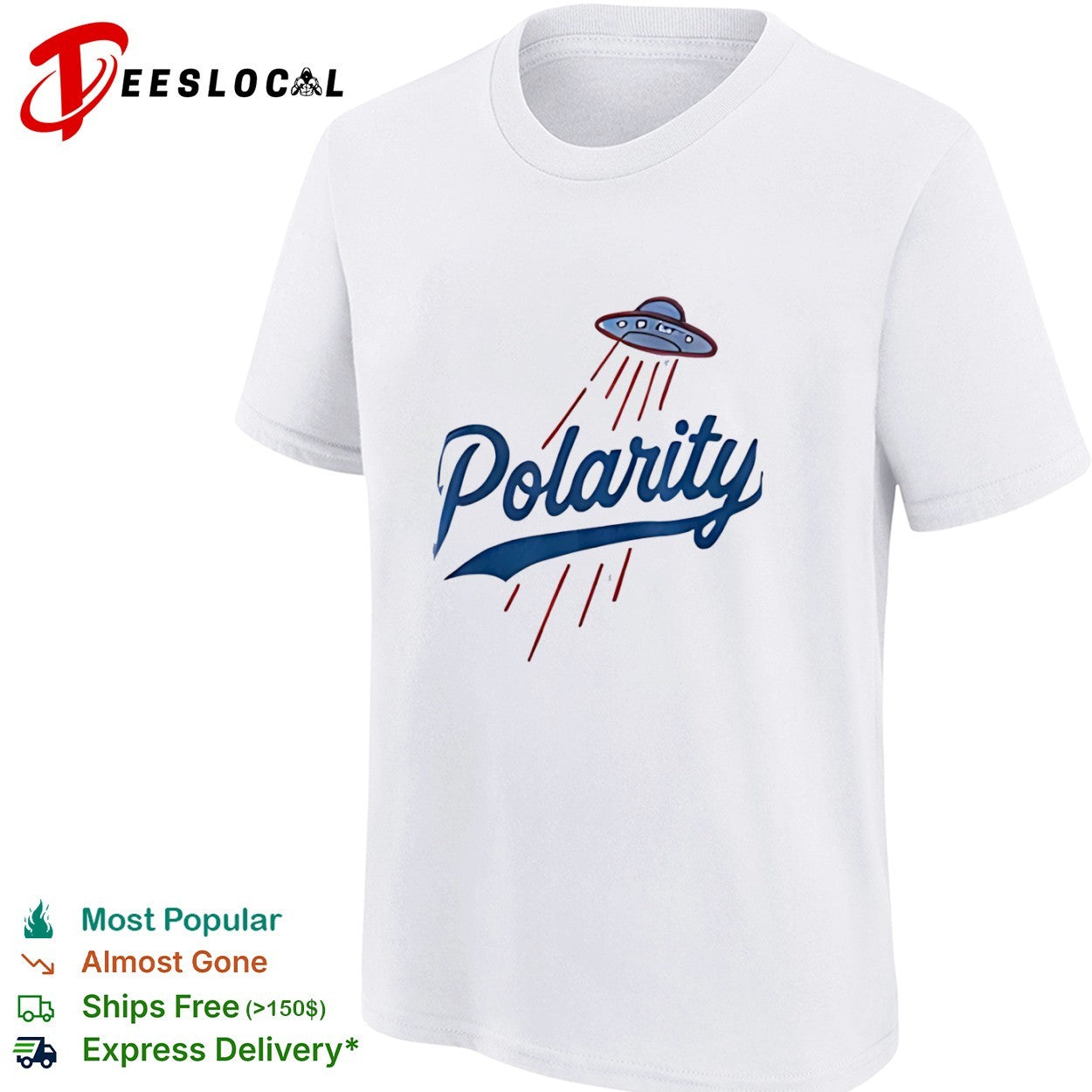 Polarity UFO style Los Angeles Dodgers shirt