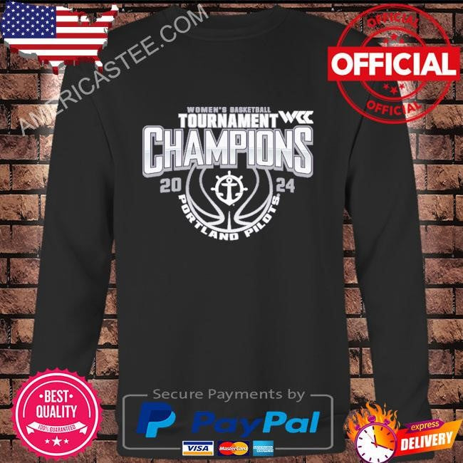 Portland pilots blue 84 unisex 2024 wcc women’s basketball conference tournament champions shirt