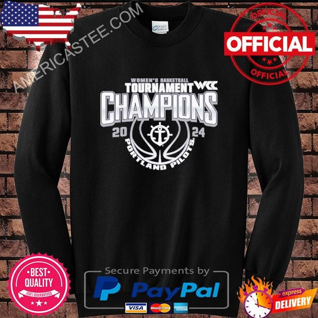 Portland pilots blue 84 unisex 2024 wcc women’s basketball conference tournament champions shirt