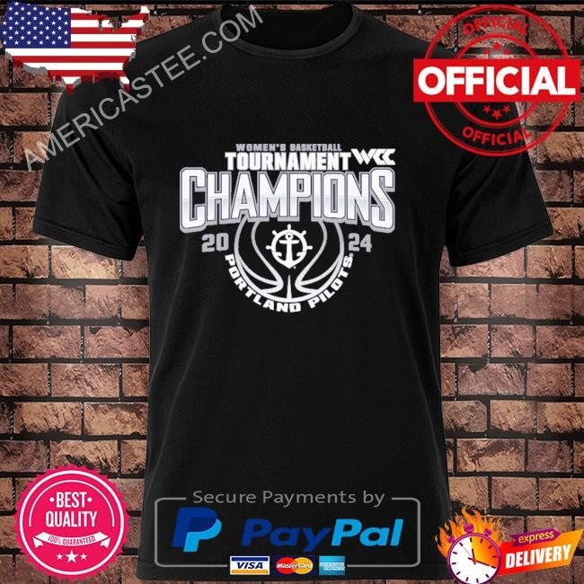 Portland pilots blue 84 unisex 2024 wcc women’s basketball conference tournament champions shirt
