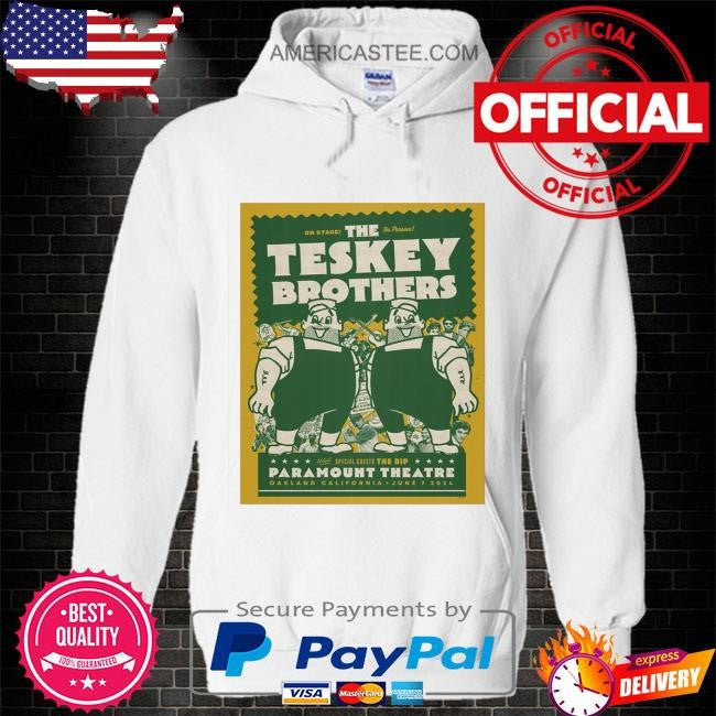 Poster the teskey brothers at paramount theatre in oakland ca on june 7 2024 shirt