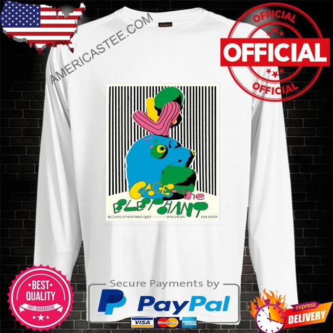 Poster tour cage the elephant on june 30 2024 in airway heights wa shirt