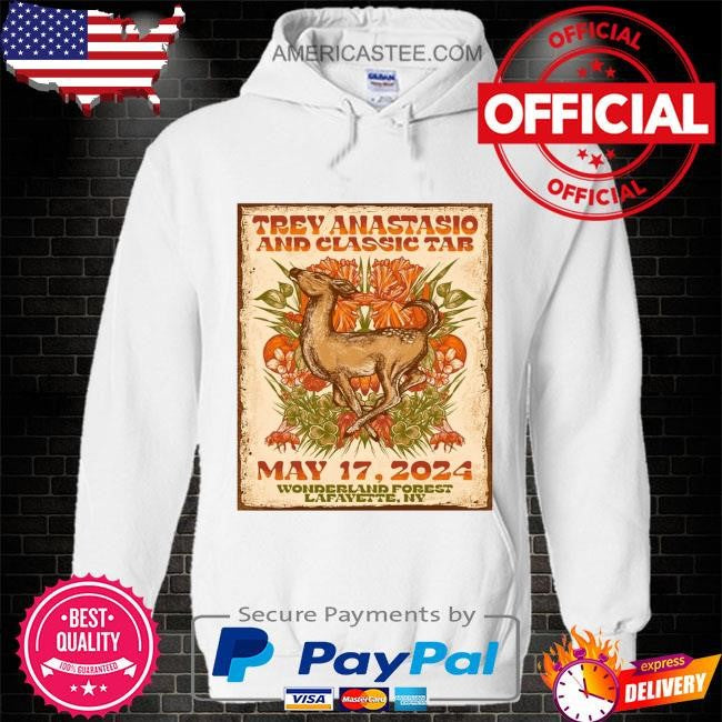Poster trey anastasio at wonderland forest in lafayette ny on may 17 2024 shirt