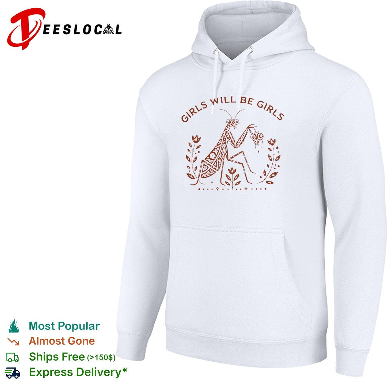 Praying Mantis Girls Will Be Girls Nature shirt