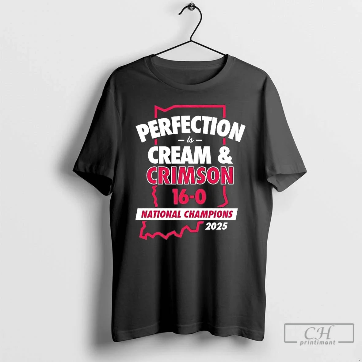 Indiana Hoorise 2025 Perfection Is Cream Crimson National Champions T-Shirts, Hoodie, Sweatshirt